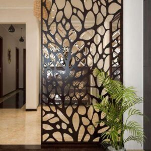 Black Branched Pattern