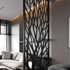 Black Branched Pattern