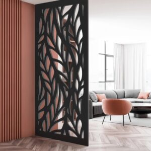 Black Branched Pattern