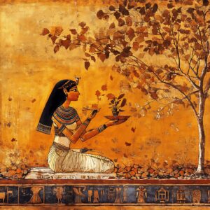 Arafed Woman Sitting