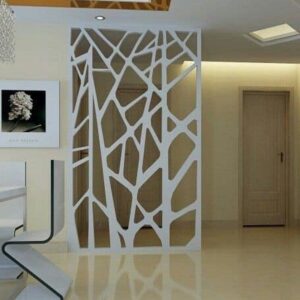 White Angle Webbed Jali